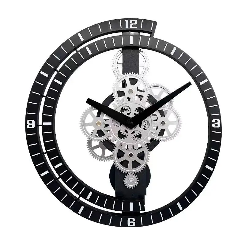 horloge murale design salon