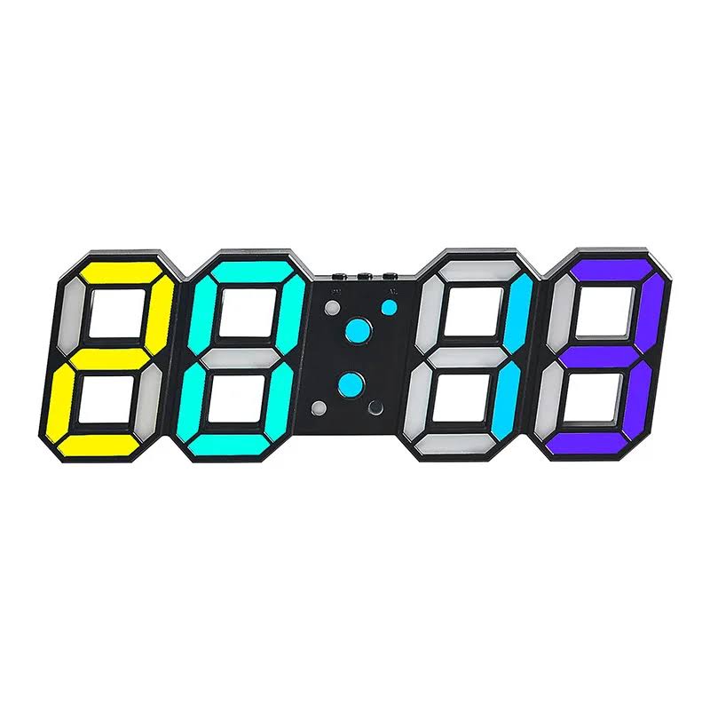 horloge digitale murale