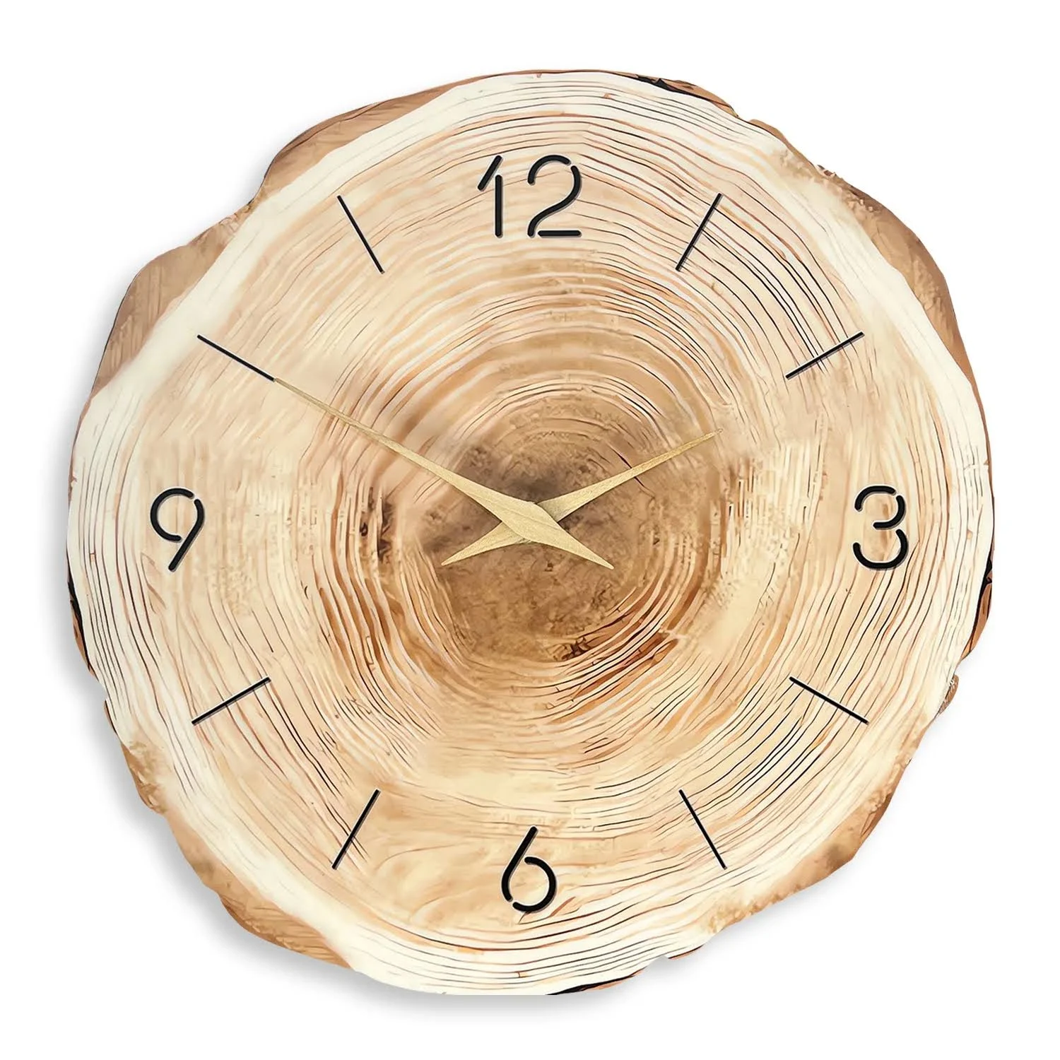 horloge murale bois